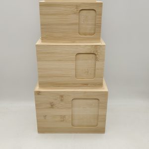 Urnas Bambú (Juego completo de 4 piezas)