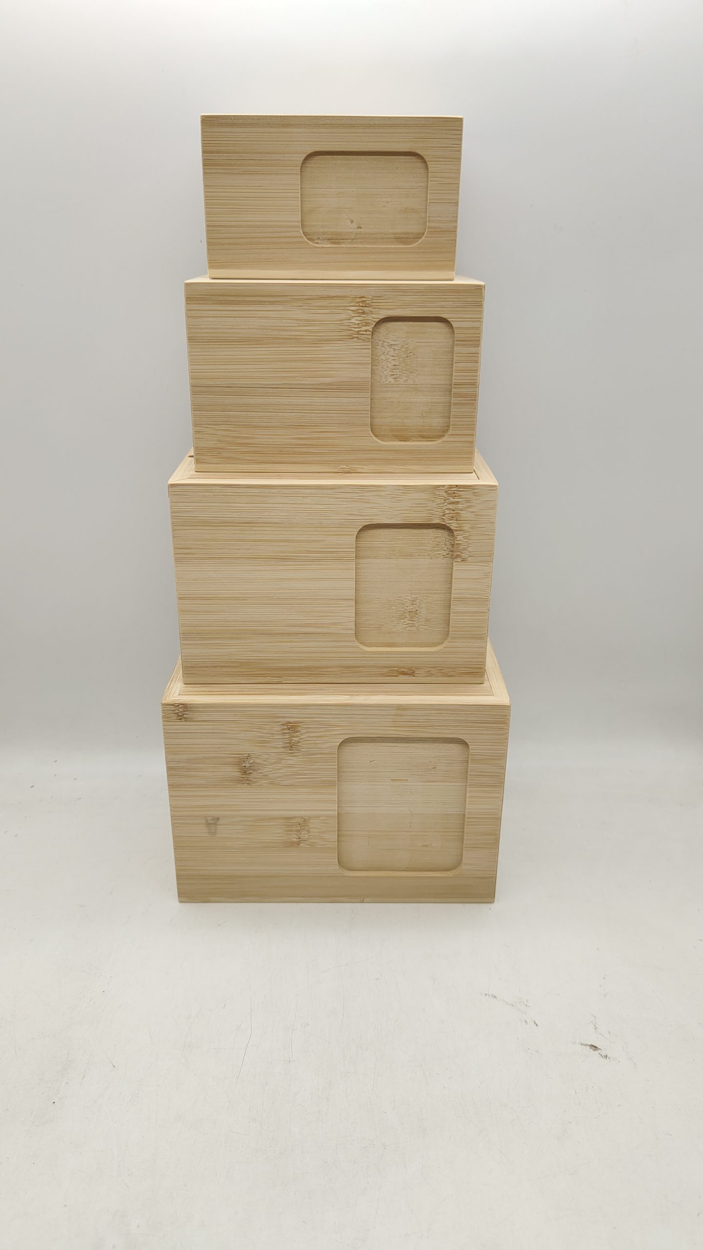 Urnas Bambú (Juego completo de 4 piezas)