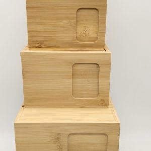 Urna Bambú con cera