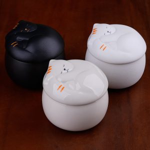 Urna Cerámica Gato Durmiente