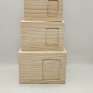 Urnas Madera Pino (Juego completo de 4 piezas)