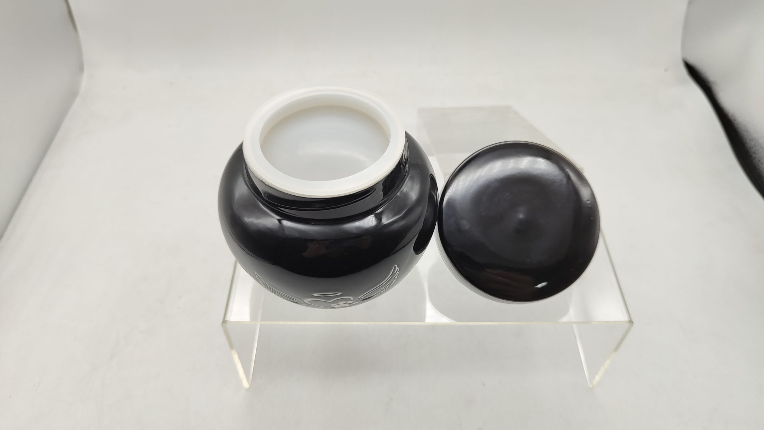 Urna Cerámica Bote 420ml Alas Blanco - Imagen 3