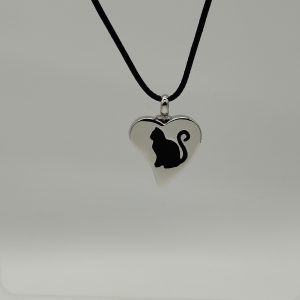 NL-8 Collar Corazón Gato